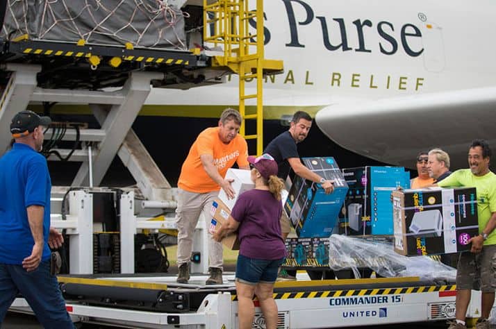 Samaritan's Purse is ready to quickly respond wherever disaster strikes. Earlier this year, our DC-8 aircraft delivered staff and supplies to Hawaii after areas of Kauai were inundated by nearly 50 inches of rain in a 24-hour period.