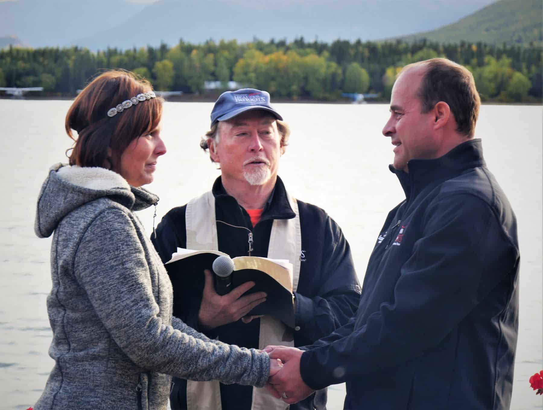 Pierre and Ethel renewed their wedding vows at the end of the week at Operation Heal Our Patriots. Later that morning they were both baptized after giving their lives to Christ earlier in the week.