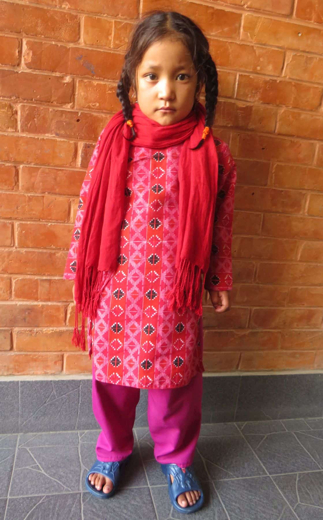 Salmee's health greatly improved after she received treatment.