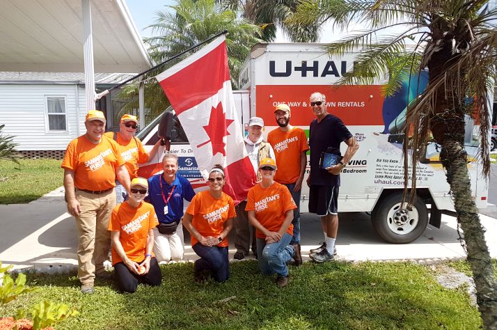Canadian volunteers with disaster relief experience helped Louisiana hurricane victims and led teams of American volunteers who cleaned up damaged properties and prepared houses for repair.