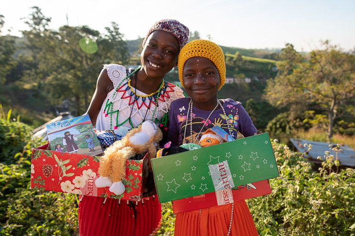 Children in and around Durban, South Africa, received Operation Christmas Child shoebox gifts earlier this year.