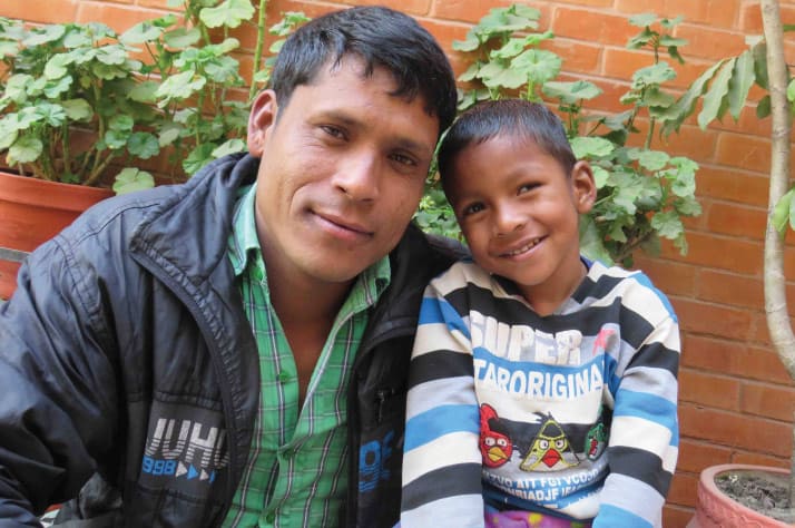 Through Samaritan’s Purse’s “Patient Navigation Program” that covers travel and accommodation costs to make acess to medical help possible, Sumit and his father Kalam traveled to Kathmandu so the little boy could undergo several rounds of orthopedic surgery, and receive several months of rehabilitation.
