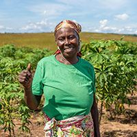 Portrait of a mother from DRC
