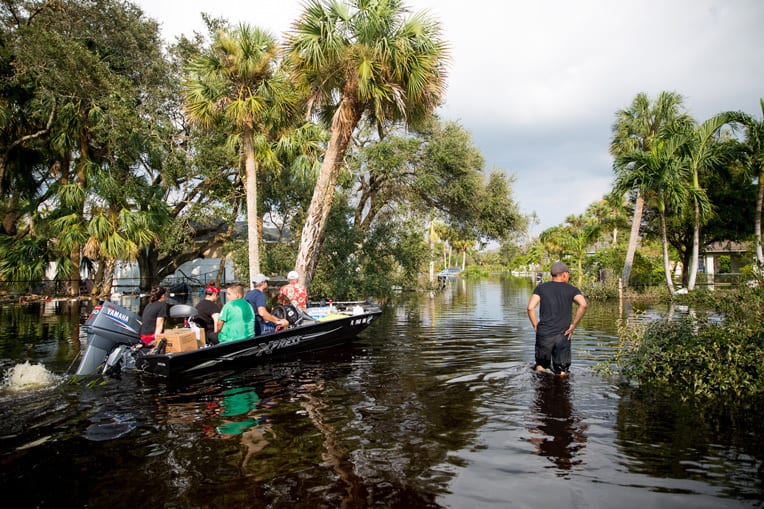 Hurricane Irma has left many neighborhoods in Florida still underwater. 