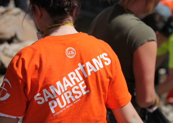 Samaritan's Purse volunteer