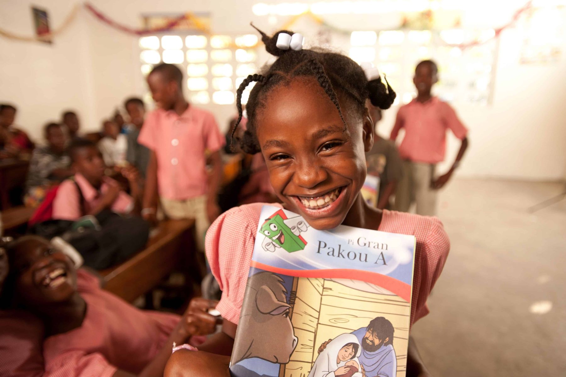 The Greatest Journey is a 12-lesson discipleship course designed for Operation Christmas Child shoebox recipients. Children who participate in the program learn how to follow Christ and share Him with others. As they do, entire families and communities are transformed by the power of the Gospel, and churches are started.